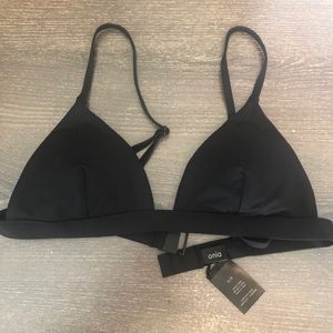NWOT Onia “Danni” Black Bikini Top - S